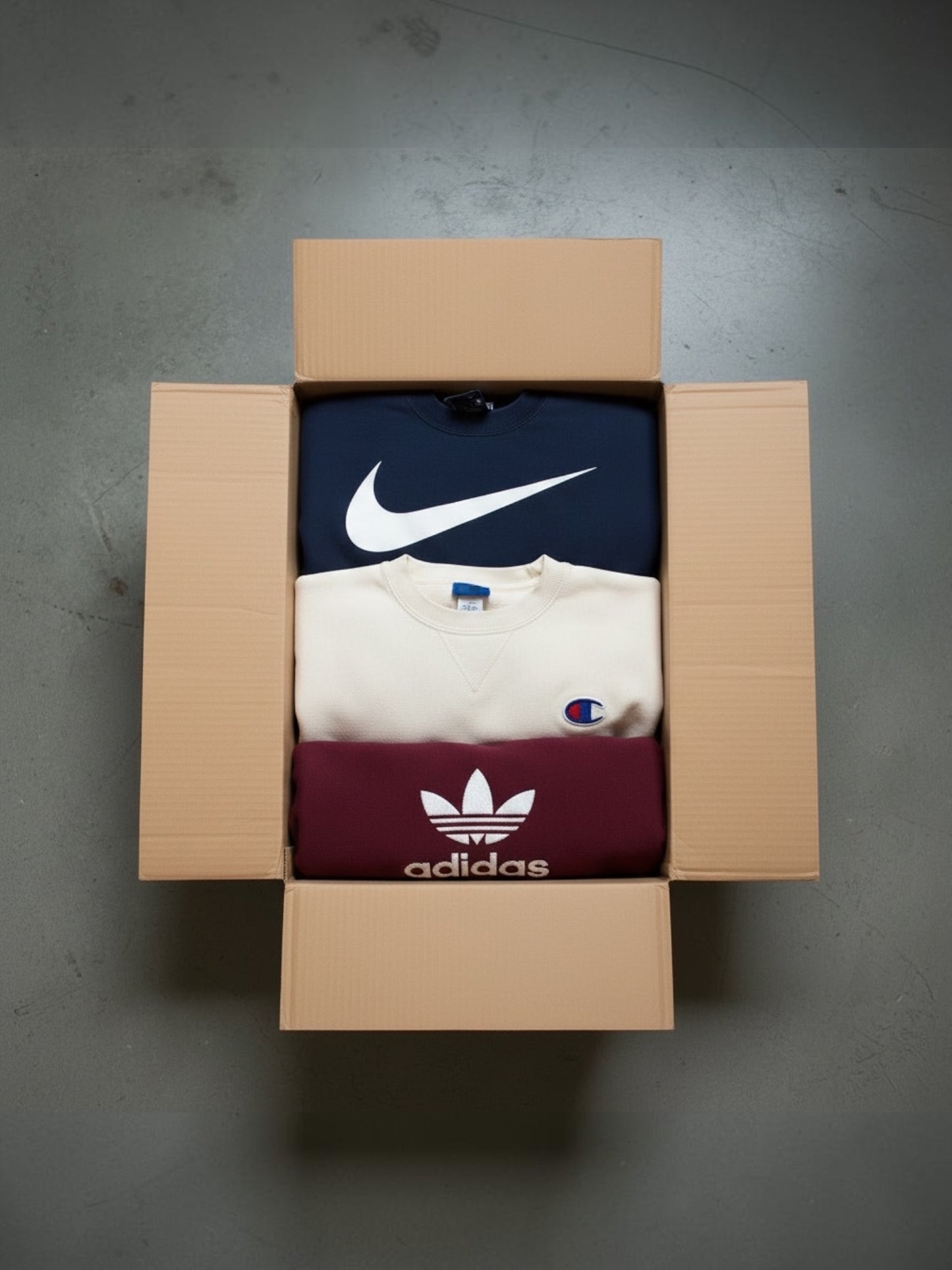 5x Premium Branded Sweaters Box