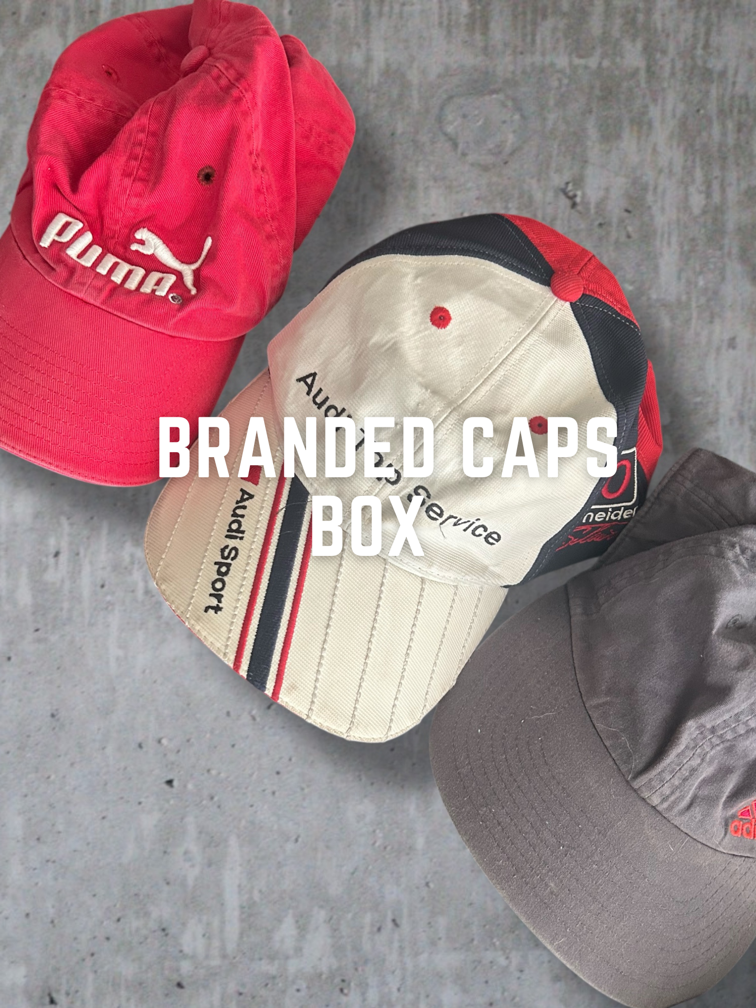 Try-Out Branded Cap Box 3 Pieces | Vintage Wholesale