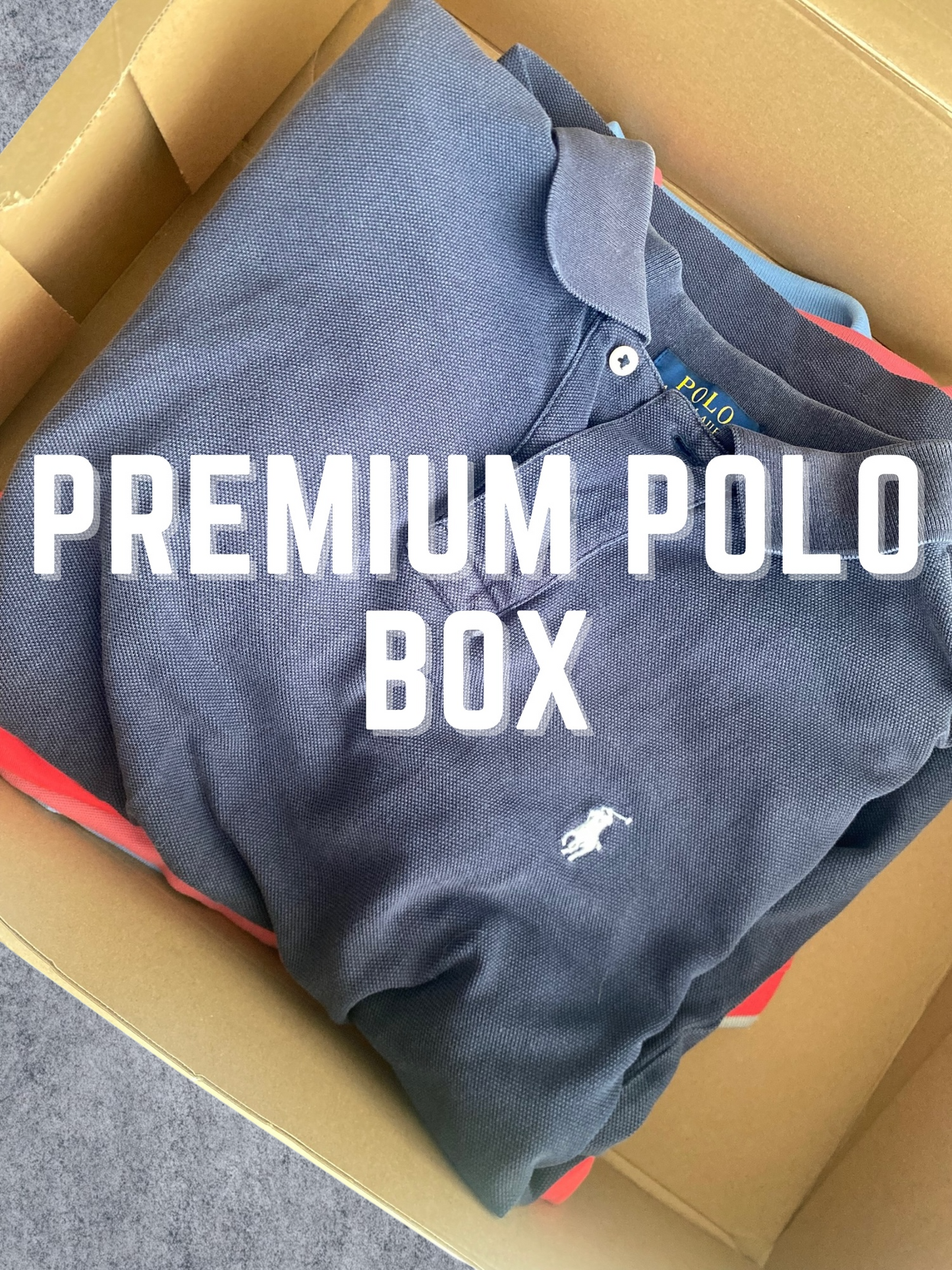 Premium Polo Box – 5 Vintage Stuks (Mix)