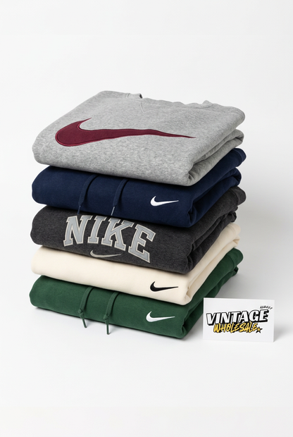 Nike five-piece angled white studio stack