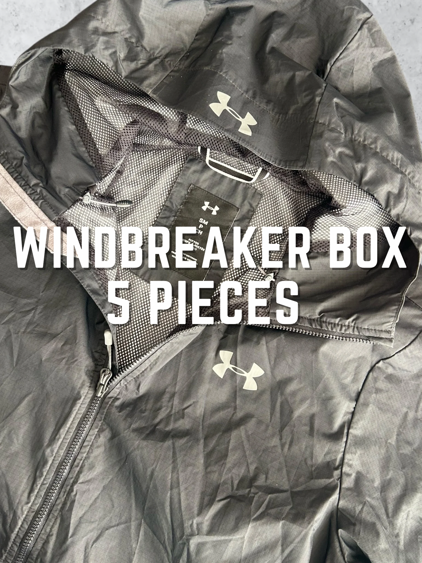 vintagewholesalemarket windbreaker box 5 pieces